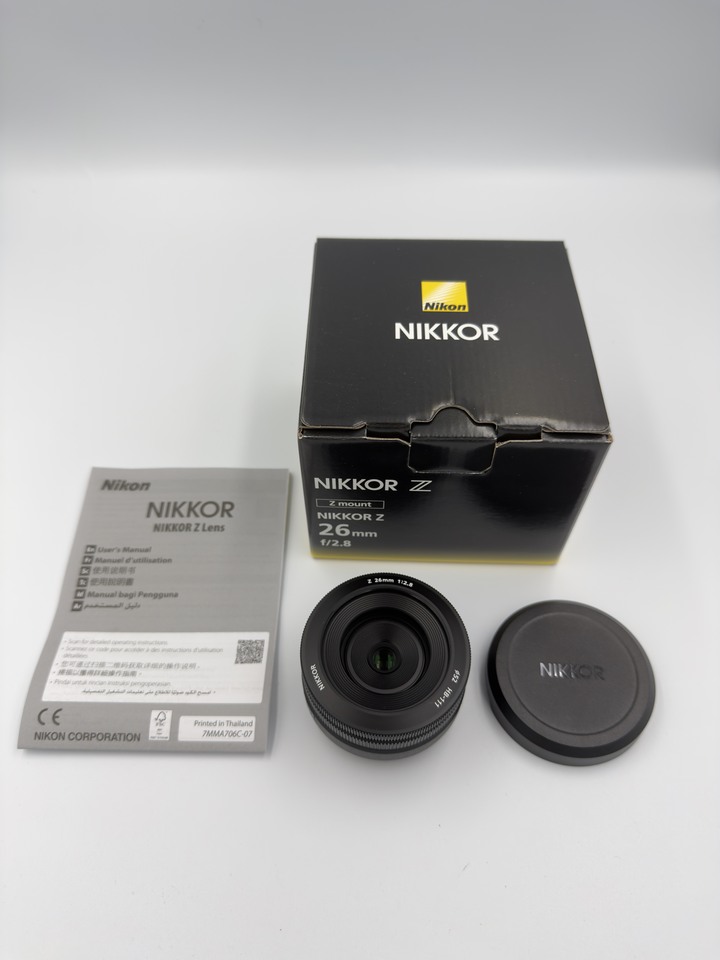 【近全新】NIKON Z 26mm f2.8 定焦鏡頭 公司貨 NIKKOR 保固內