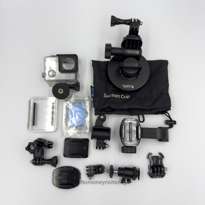 GoPro Hero 3+/4 原廠快拆吸盤 防水殼 保護殼 固定底座 原廠配件組合