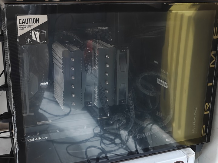 AMD 5600x/B450M/48GB DDR4/4TB+1TB/A770 16GB/wifi6整機