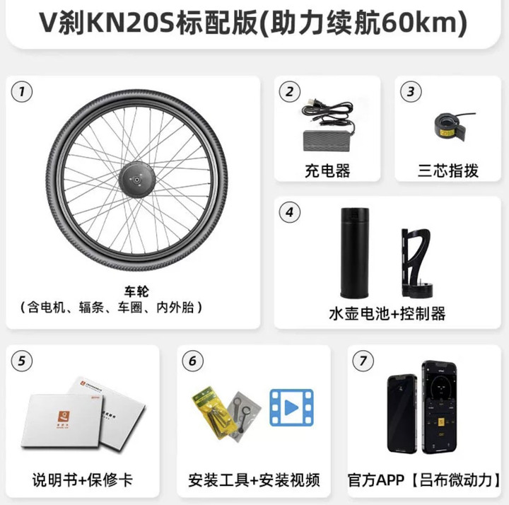 呂布雲輪 自行車助力器改裝件