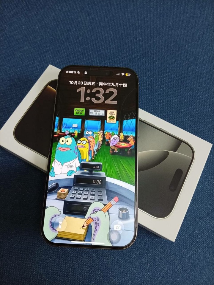 【一手自用】iPhone16 Pro 512G 原色鈦 健康度98% （保固到期2027年）