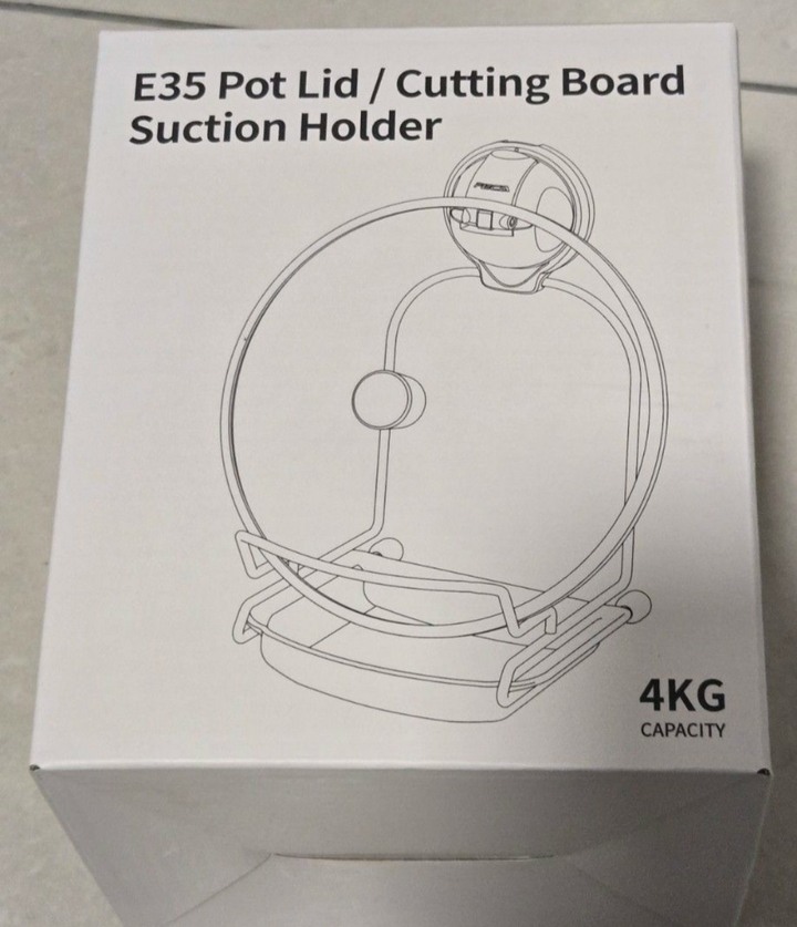 E35 不鏽鋼鍋蓋/砧板收納架