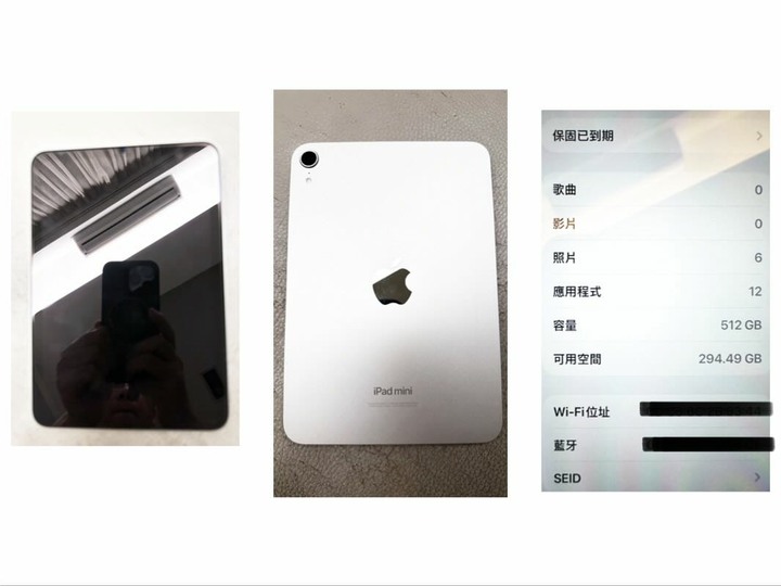 iPad mini 7 WiFi 512G 星光銀