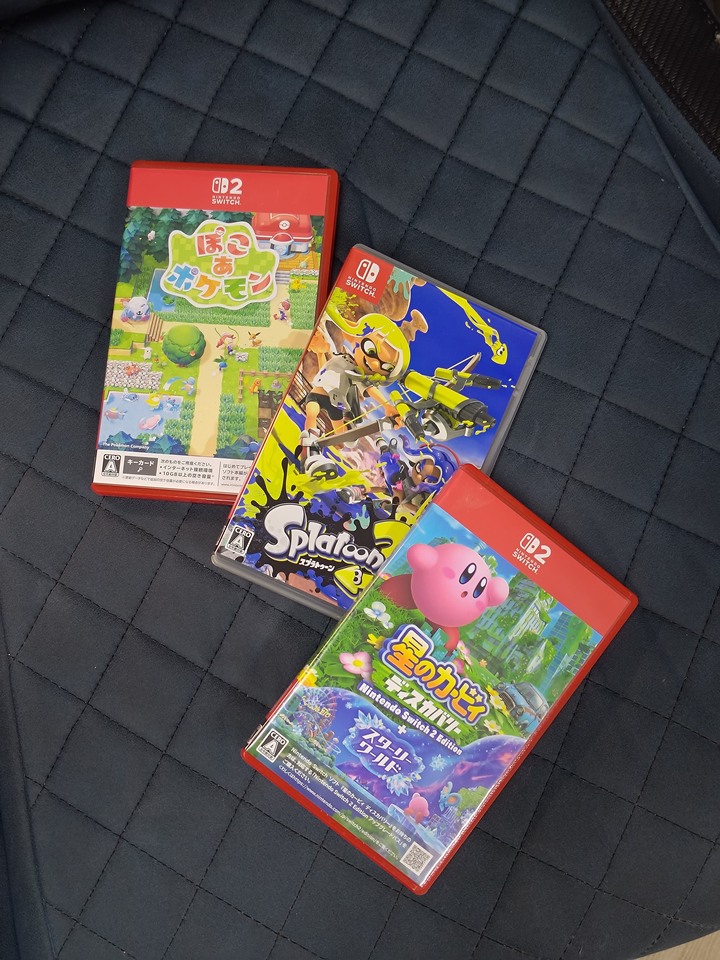 任天堂 Switch 遊戲卡匣：斯普拉遁 3、Pokémon Pokopia