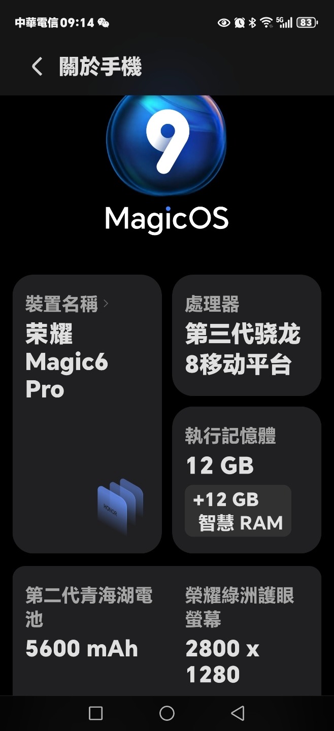 榮耀magic 6 pro陸版