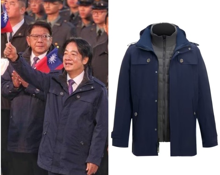 總統同款元旦-國軍全新JORDON橋登GORE-TEX兩用型防水保暖(防寒)大衣外套~~