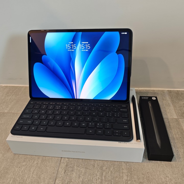 小米 Pad 6S Pro 12.4 頂規版 16GB + 1TB｜原廠磁吸鍵盤＋Focus Pen｜完整旗艦套裝