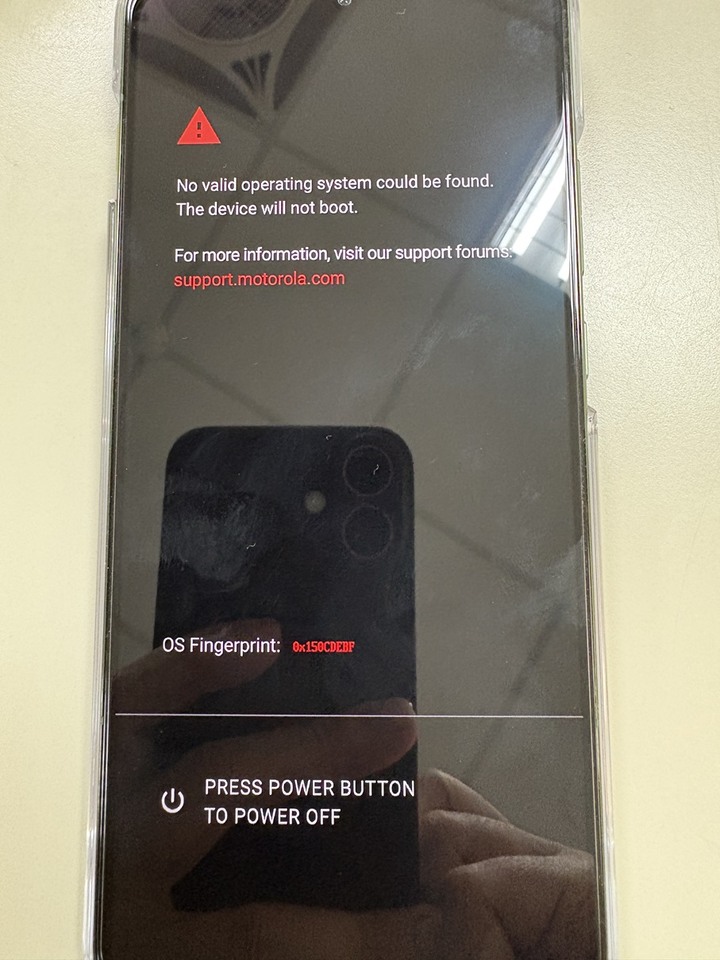 motorola X70 Air 刷壞 無法開機