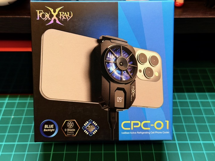 Foxxray FXR-CPC-01 冰暴雪狐 半導體 主動式製冷 鋁合金導熱 九葉強力風扇 手機散熱器