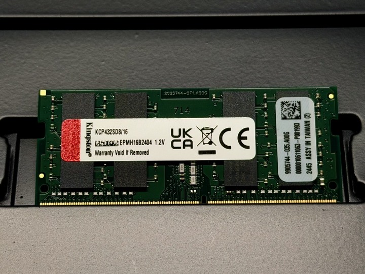 Kingstone 金士頓 DDR4 3200 16GB 品牌專用筆記型記憶體(KCP432SD8/16)