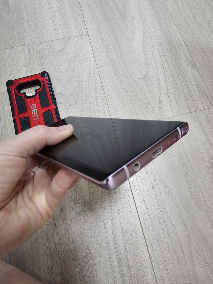 盒裝完整附殼Samsung Note 9 128G女用機