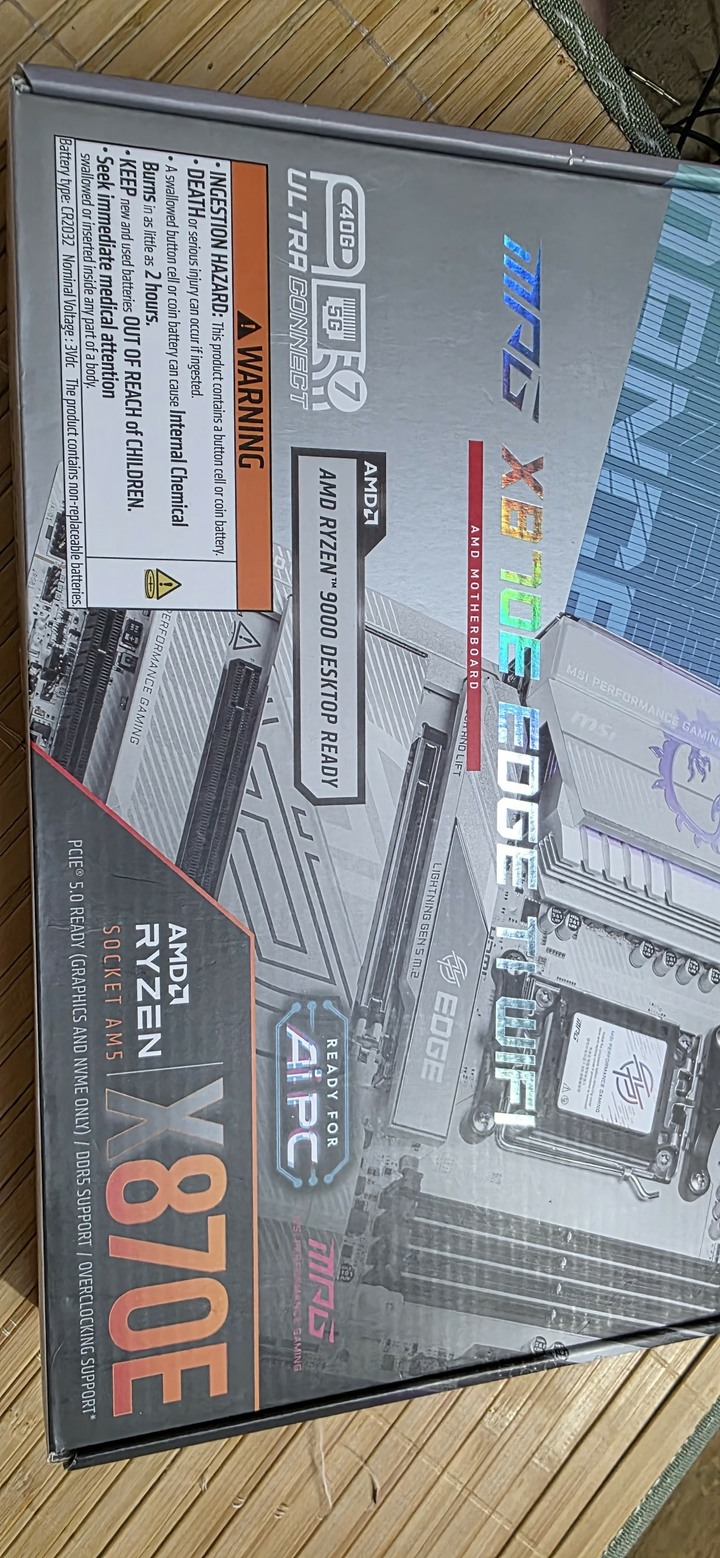 MSI MPG X870E EDGE TI WIFI