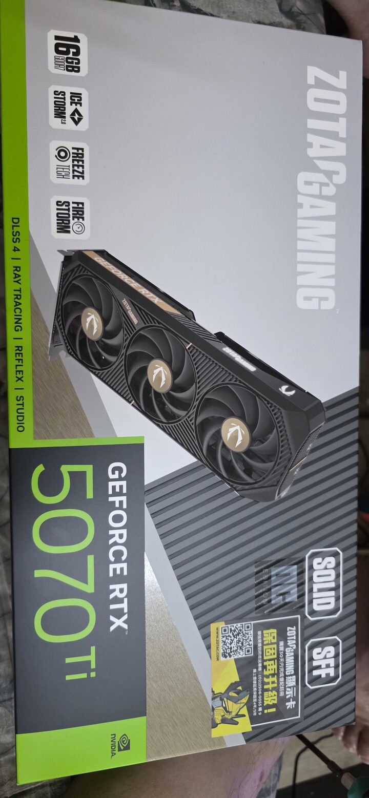 ZOTAC GAMING GeForce RTX 5070 Ti SOLID SFF OC