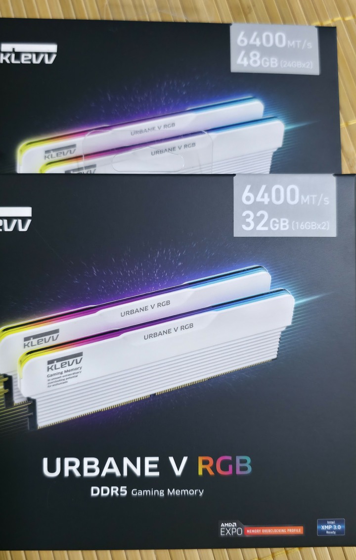 [台中豐原售]KLEVV(科賦)48GB(雙通24GB*2) DDR5 6400/CL32 URBANE V RGB