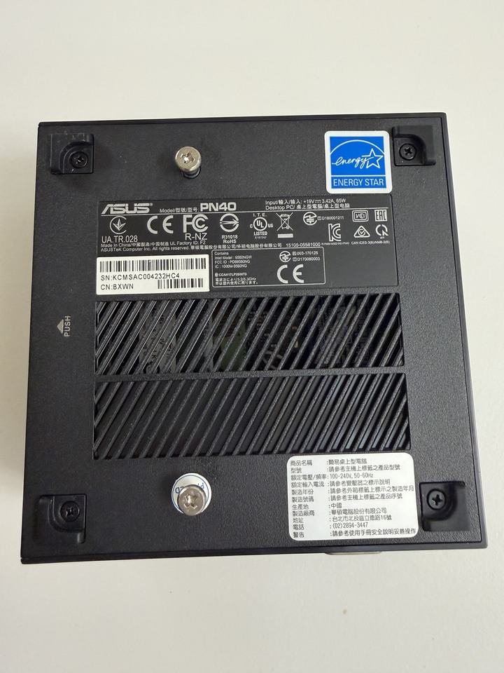 ASUS PN40迷你電腦 二手極新正常