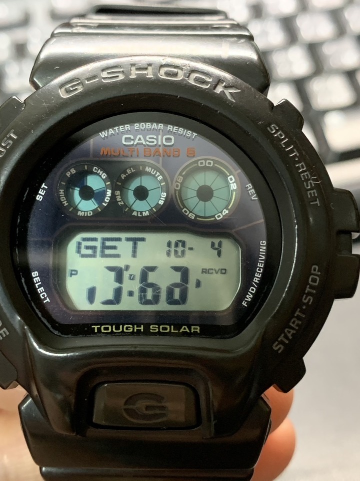 Casio G-Shock GW-6900 三眼太陽能電波錶 零件機 殺肉 報廢