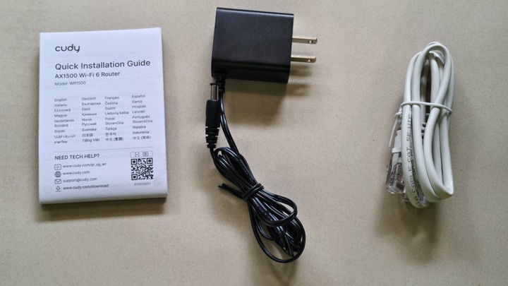 Cudy WR1500 AX1500 Wi-Fi 6 雙頻無線路由器