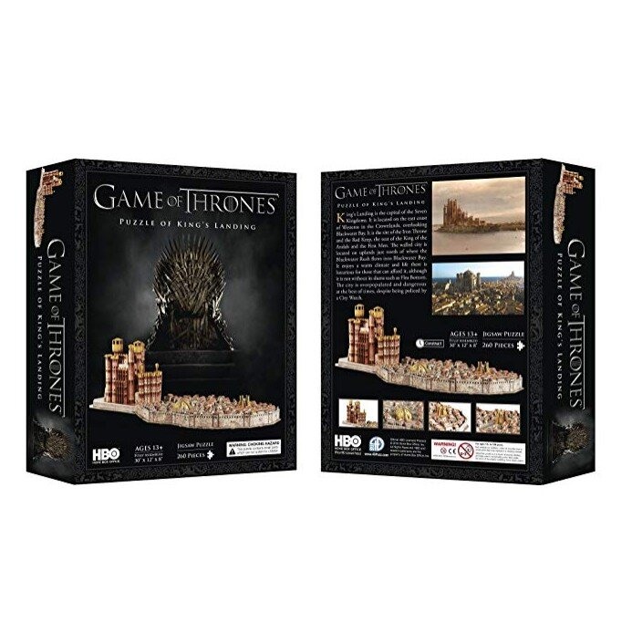 權力的遊戲-冰與火之歌-君臨城3D立體拼圖 260片