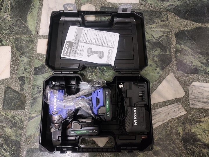 Hikoki 18V 充電式無刷衝擊起子機-雙電