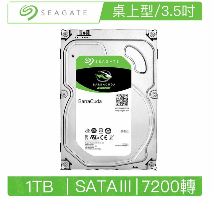 [全台/台中售]數顆1TB HDD/希捷新梭魚/WD藍標/東芝