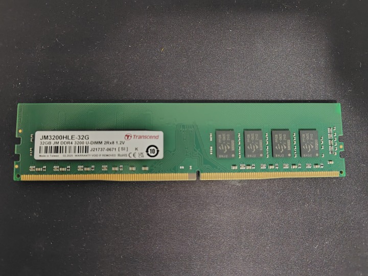 [全台/台中售]Transcend 創見 16GB JetRam DDR4 3200 桌上型記憶體 (JM3200HLE-16G)