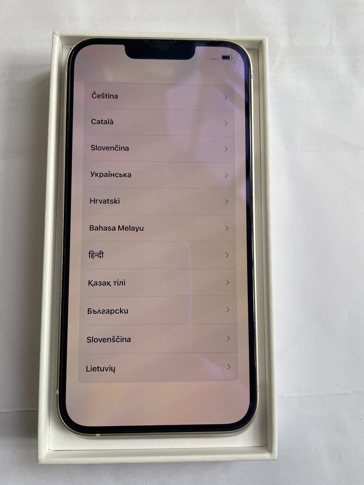 iPhone 13 128g 星光白 9成新