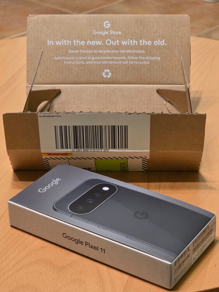 Pixel 11 256G 曜石黑 官網購買，全新未拆封