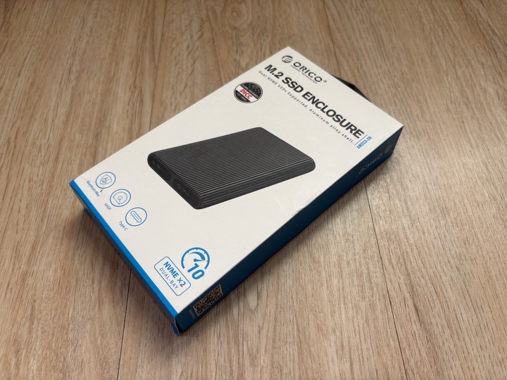 ORICO M.2 Dual SSD鋁合金雙硬碟盒