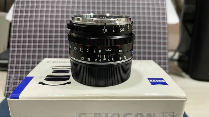 (面交)台中售 蔡司全手動鏡頭 zeiss c biogon t* 35mm f/2.8 ZM（M口）