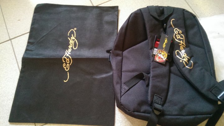 ED Hardy-刺繡迷彩虎王 背包