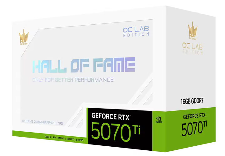 RTX 5070 Ti HOF OC LAB 