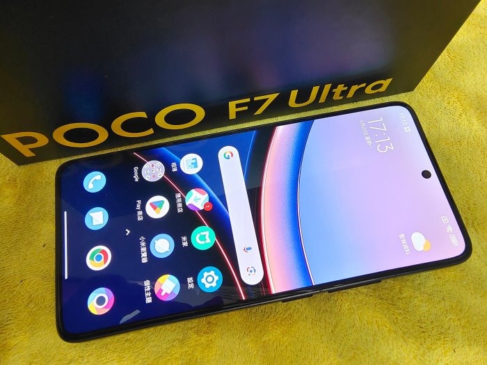 台灣原廠二手機 外觀如新 保固2026/3/1 黑色 POCO F7 Ultra 16G/512G 聯翔通訊※換機優先