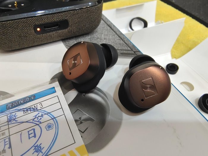 台灣原廠保固2025/5/31 金色 Sennheiser Momentum True Wireless 4 (MTW4) 聯翔通訊※換機優先