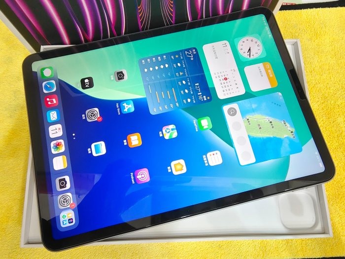 台灣APPLE二手機 已過保固2024/11/30 灰色 M2晶片 11吋 iPad Pro 11 (2022) Wi-Fi 128G 聯翔通訊※換機優先