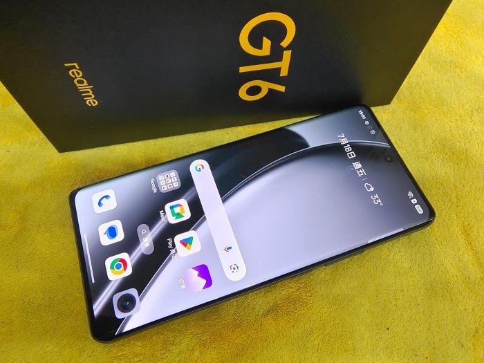 台灣原廠保固2026/8/7 綠色 realme GT6 16G/512G 聯翔通訊 ※換機優先