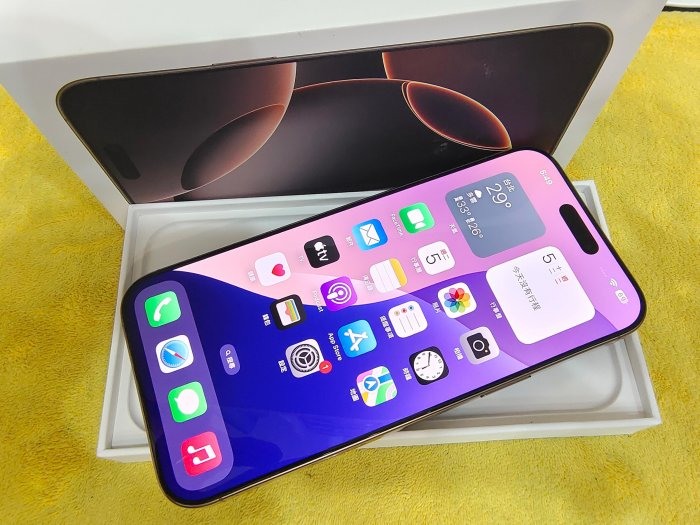 外觀如新電池95% 台灣保固2025/9/24 外觀如新 金色 iPhone 16 Pro Max 512G 聯翔通訊※換機優先