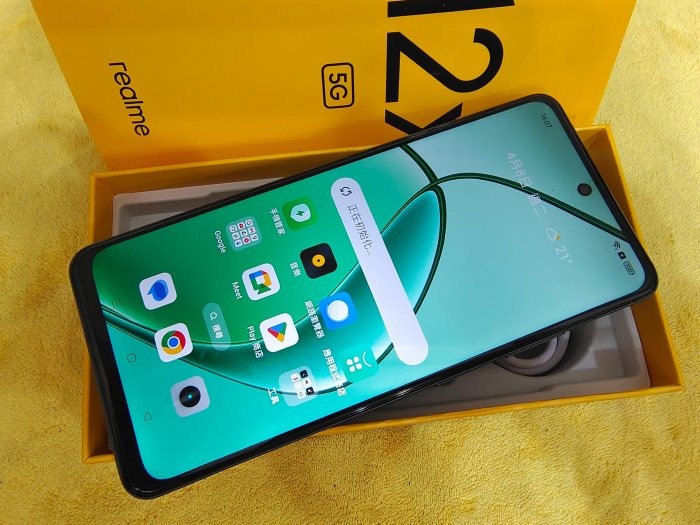 台哥大二手機 保固2026/4/3 外觀如新 黑色 realme 12x 5G 6G/128G 聯翔通訊※換機優先