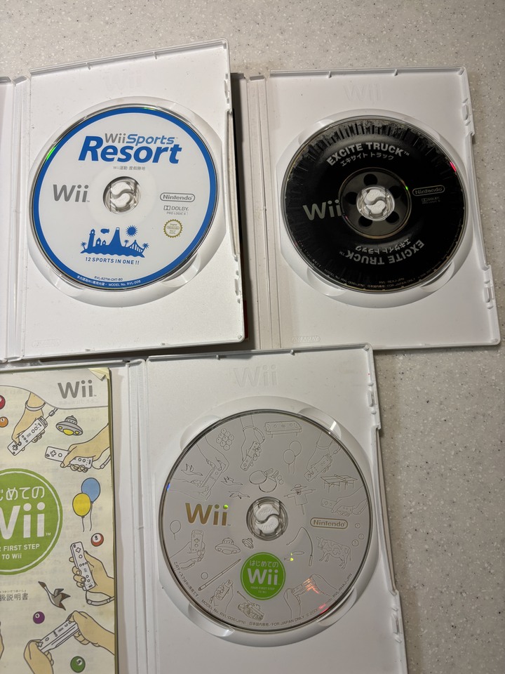 任天堂 Wii 三款遊戲光碟
