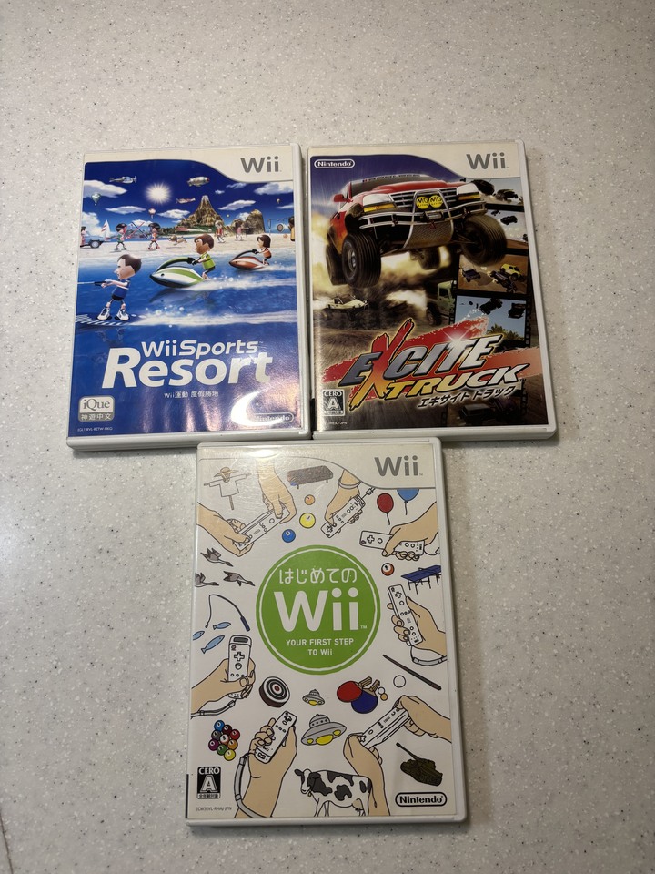 任天堂 Wii 三款遊戲光碟