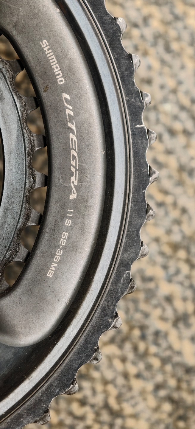 ULTEGRA 11速大盤52-34照片原36改成標準盤的34
