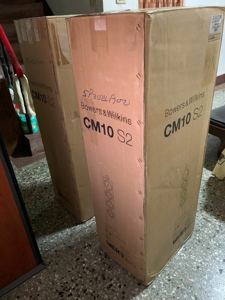 B&W, Bowers & Wilkins CM10 S2 落地式、原廠紙箱 - 三音路喇叭 - 鋼琴烤漆黑