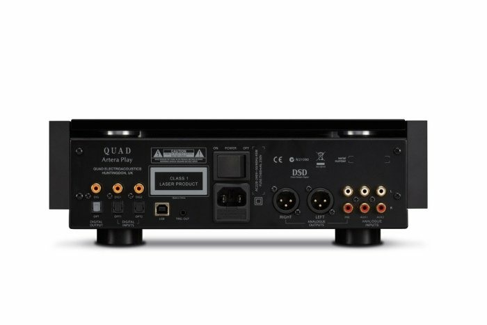 英國 QUAD Artera CD播放機、藍牙、Wi-Fi、USB、光纖、同軸輸入、DAC解碼、前級擴大機 - 優質二手-歐規電壓-如新品般的展示品