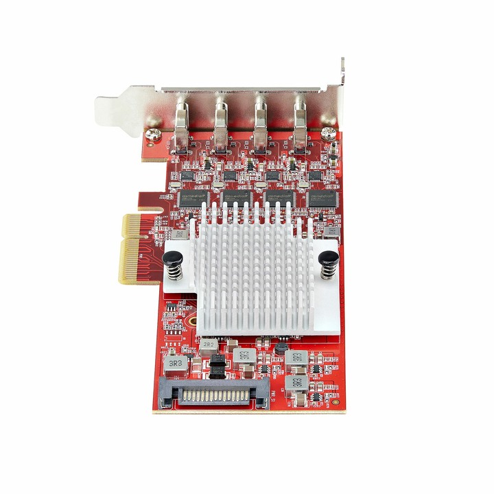 StarTech 4-Port, USB-C, 10Gbps PCIe, 4 獨立傳輸晶片 - 推薦的 Mac Pro PCIe 傳輸埠擴充卡