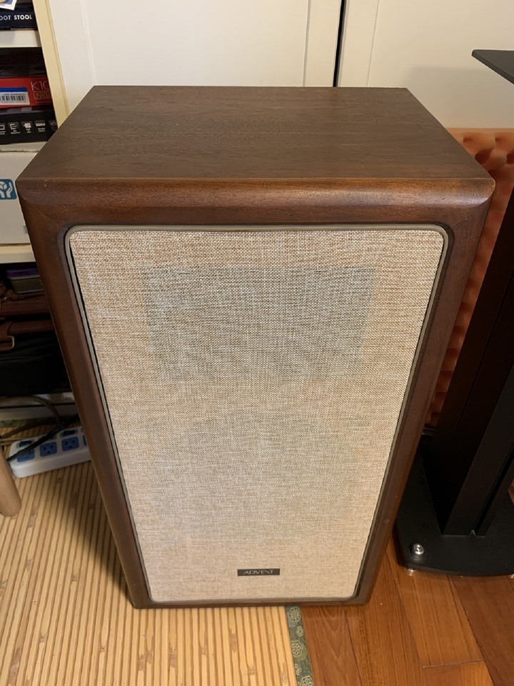 Tannoy DC-4000, K3149-SRM-12b, 12寸同軸喇叭 - 黑色木紋、可換新米黃色棉麻類似AR復古風格網罩