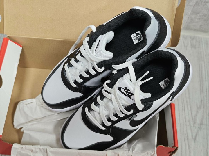 全新 NKIE EBERNON LOW PREM 特殊配色 AQ1774102 男平底鞋 休閒鞋 黑色配色 US8.5