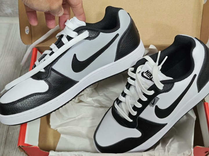 全新 NKIE EBERNON LOW PREM 特殊配色 AQ1774102 男平底鞋 休閒鞋 黑色配色 US8.5