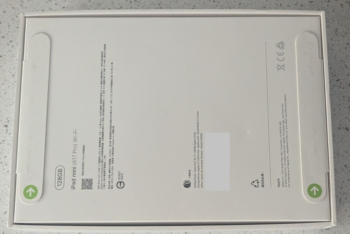 iPad mini Wi-Fi 128GB Space Gray (Model A2993)