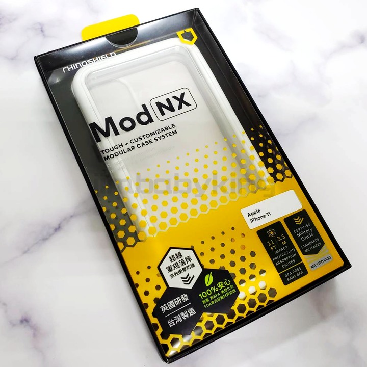 保證現貨正品 犀牛盾 Mod NX iPhone 11 6.1吋 白色 軍規 耐衝擊 防摔邊框+透明背蓋 兩用手機殼