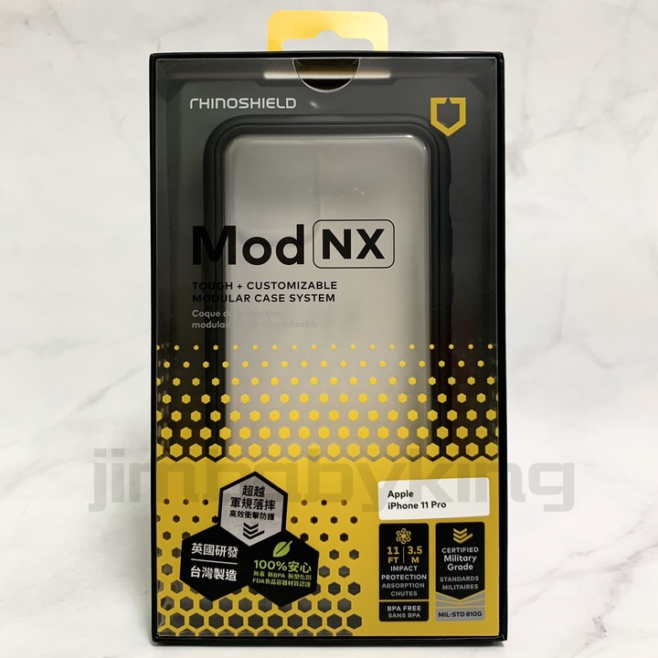 現貨正品 犀牛盾 Mod NX iPhone 11 Pro 5.8吋 黑色 軍規 耐衝擊 防摔邊框+透明背蓋 兩用手機殼