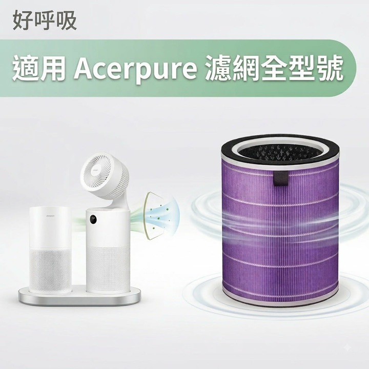 現貨免運Acerpure 4 in 1 HEPA循環扇濾網ACF173空氣清淨機濾網APF271_AC551_AP551